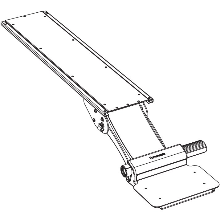 6GW - Height Adjustable White arm